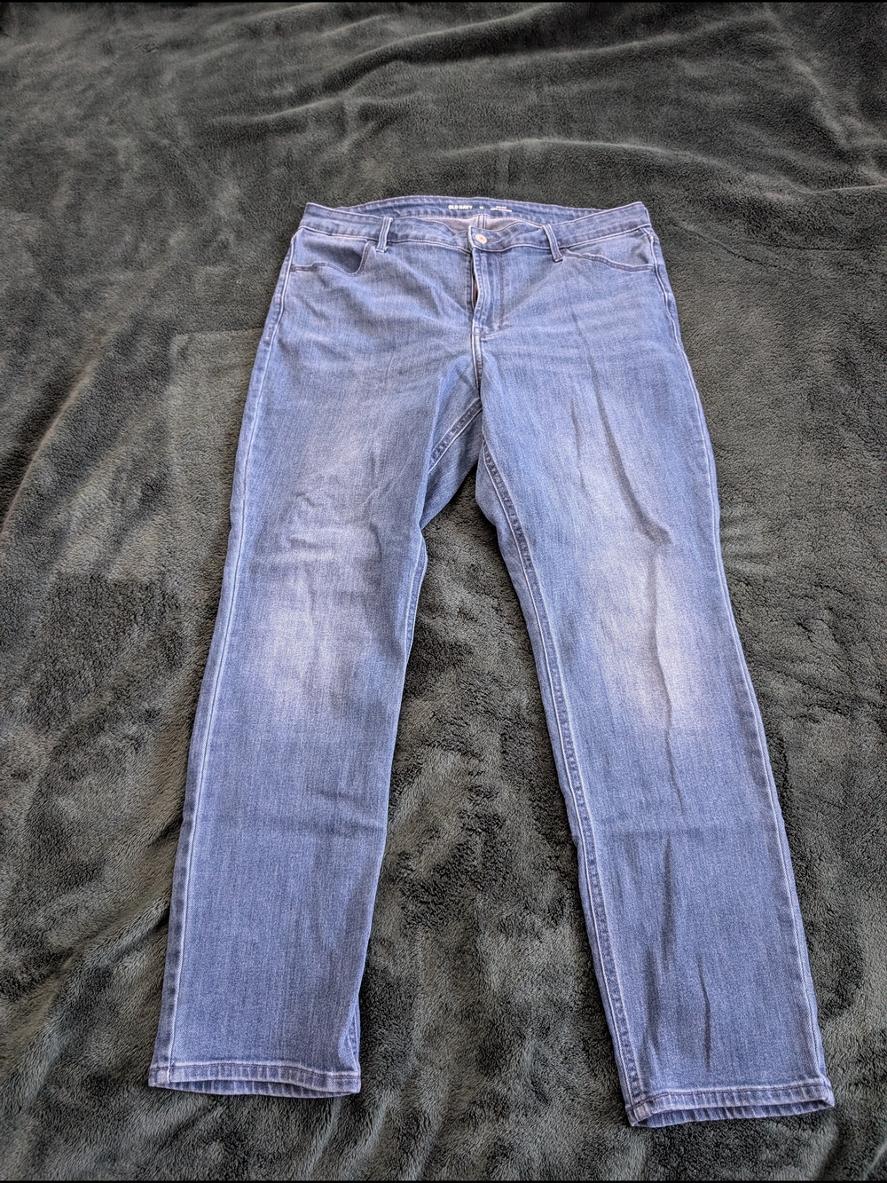 Old Navy Light Blue Straight-Leg Women's Jeans
